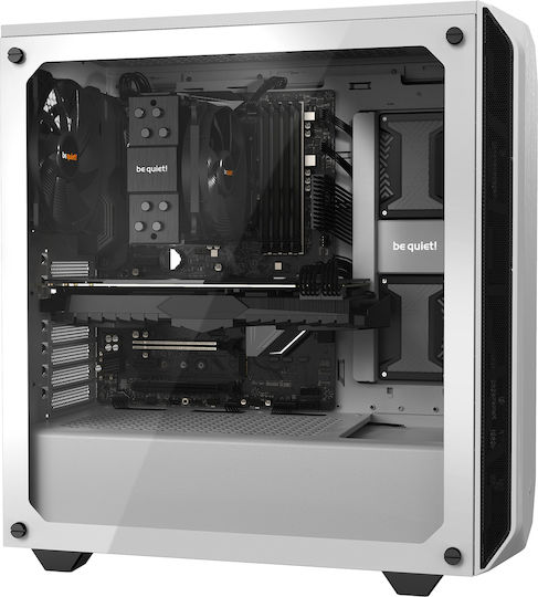 Be Quiet Pure Base 500 Gaming Midi Tower Κουτί Υπολογιστή με Πλαϊνό Παράθυρο Λευκό