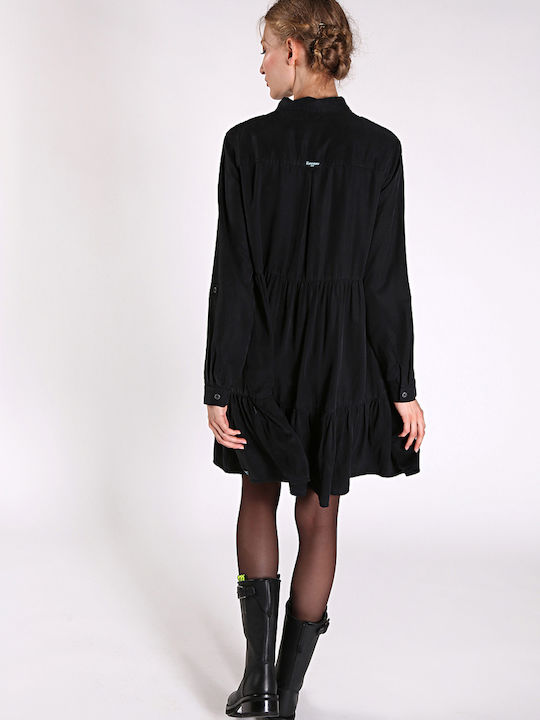 Superdry Mini Shirt Dress Dress Black
