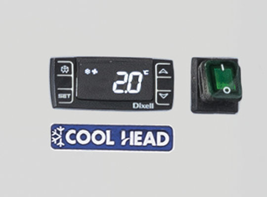 Cool Head Gewerblicher Kühlschrankraum B74xT99xH201cm