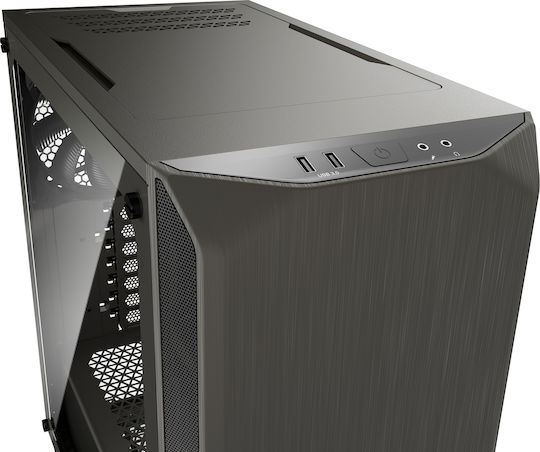 Be Quiet Pure Base 500 Gaming Midi Tower Computer Case with Gray Side Window