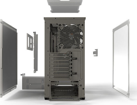 Be Quiet Pure Base 500 Gaming Midi Tower Computer Case with Gray Side Window