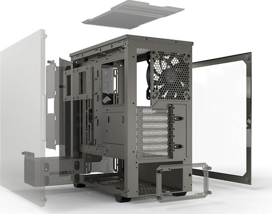 Be Quiet Pure Base 500 Gaming Midi Tower Computer Case with Gray Side Window