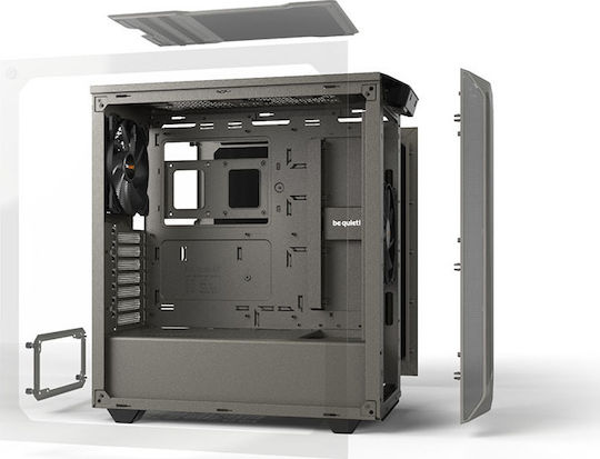 Be Quiet Pure Base 500 Gaming Midi Tower Computer Case with Gray Side Window