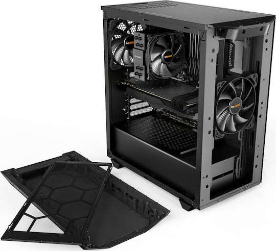Be Quiet Pure Base 500 Gaming Midi Tower Κουτί Υπολογιστή με Πλαϊνό Παράθυρο Μαύρο