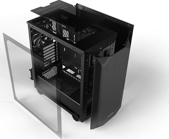 Be Quiet Pure Base 500 Gaming Midi Tower Κουτί Υπολογιστή με Πλαϊνό Παράθυρο Μαύρο