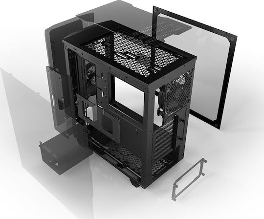 Be Quiet Pure Base 500 Gaming Midi Tower Κουτί Υπολογιστή με Πλαϊνό Παράθυρο Μαύρο