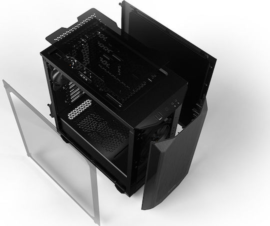 Be Quiet Pure Base 500 Gaming Midi Tower Κουτί Υπολογιστή με Πλαϊνό Παράθυρο Μαύρο
