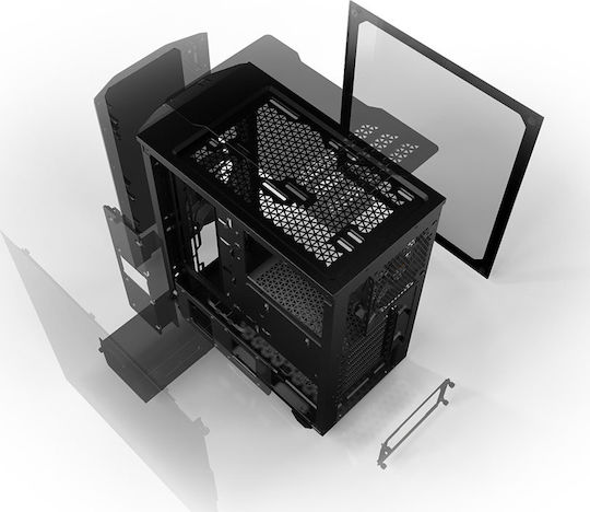 Be Quiet Pure Base 500 Gaming Midi Tower Κουτί Υπολογιστή με Πλαϊνό Παράθυρο Μαύρο