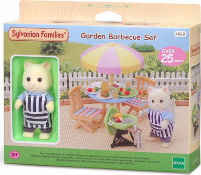 Epoch Toys Miniature Toy Garden Barbecue Set Sylvanian Families for 3+ Years 15.01cm.