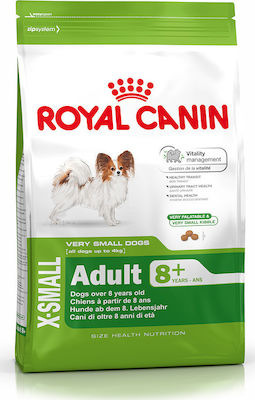 Royal Canin X-Small Adult 8+ 1.5кг Суха храна за възрастни малки кучета с Царевица и Пилешко