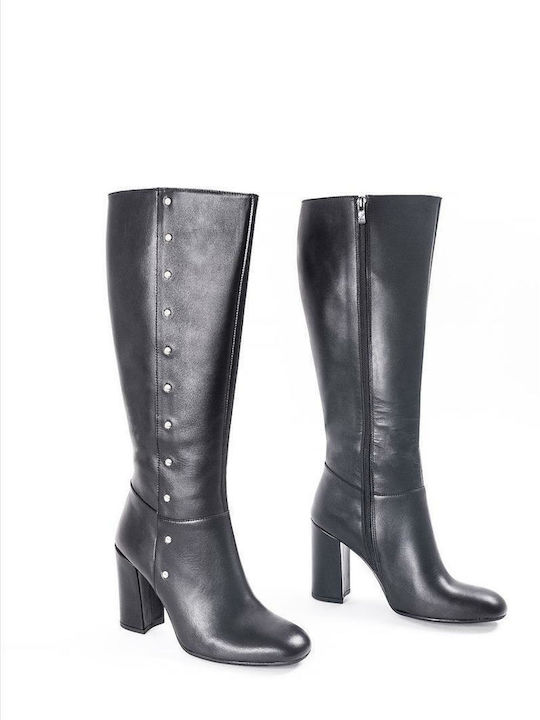 Women's Leather Boots NEW MATIC - 705 BLACK