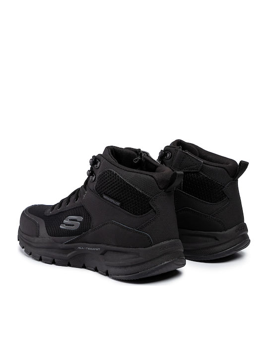 Skechers Escape Plan 2.0 Ανδρικά Ορειβατικά Μποτάκια Μαύρα