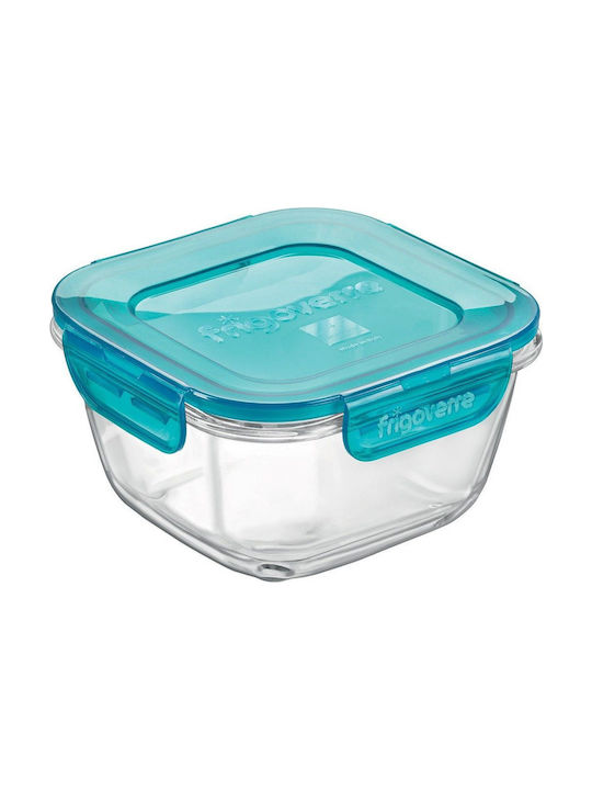 Bormioli Rocco Frigoverre Evolution Lunch Box Glass Μπλε Suitable for for Lid for Microwave Oven 750ml 1pcs