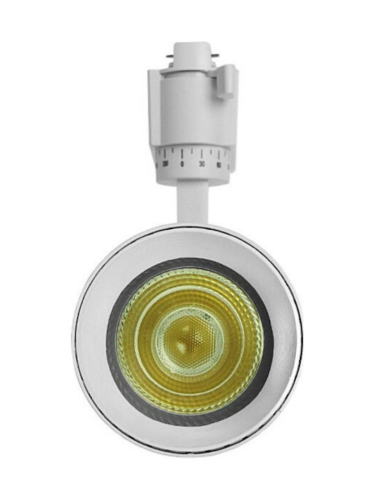 GloboStar Single LED Cool White Spot in White Color