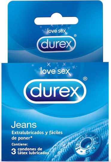 Durex Prezervative Jeans 3 Bucăți 56mm