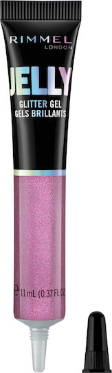 Rimmel Jelly Glitter Gel Σκιά Ματιών σε Υγρή Μορφή με Μωβ Χρώμα 11ml