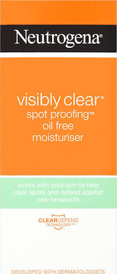 Neutrogena Visibly Clear Acne , Blemishes & Moisturizing 24h Cream Suitable for All Skin Types with Aloe Vera 50ml