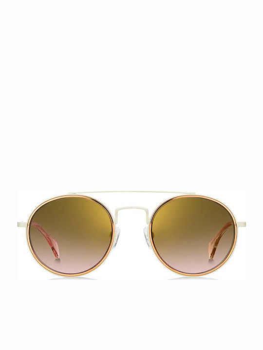 Tommy Hilfiger Sonnenbrillen mit Gold Rahmen und Gold Spiegel Linse 3750198