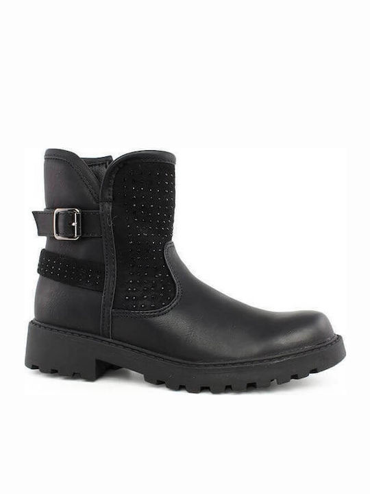 IQ Shoes Doris cu Fermoar Negru