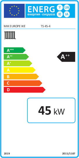 Mytherm IOLI TS-45 Котел Пелет 38693ккал/ч Червено