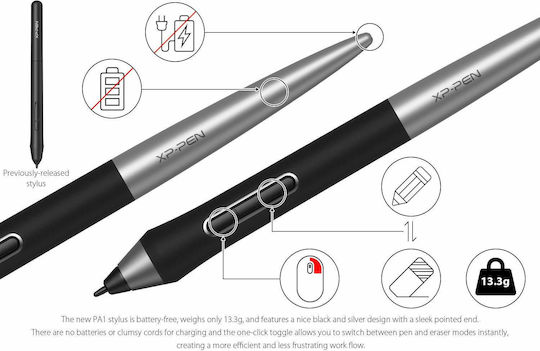 XP-Pen Deco Pro Small Γραφίδα Σχεδίασης χωρίς Οθόνη