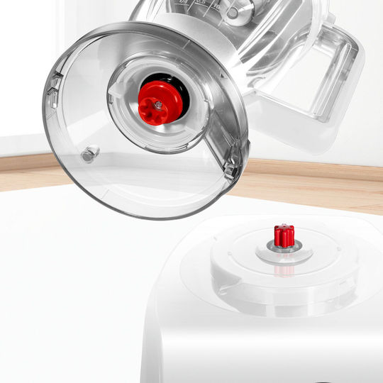 Bosch Multifunctional Food Processor 1000W with Pot 3.9lt and Jug Blender White
