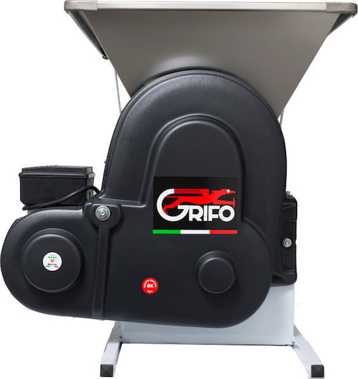 Grifo DMCSI 1HP / 220V Ηλεκτρικός Σπαστήρας Σταφυλιών με Διαχωριστήρα για Παραγωγή έως 1500 kg/h