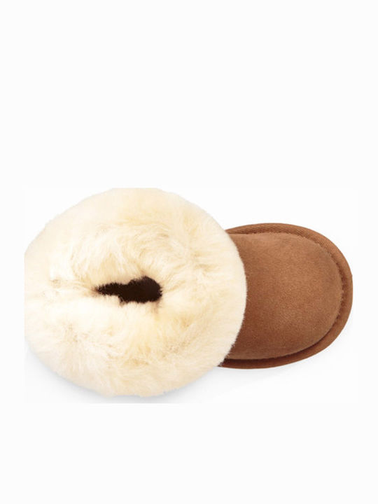 Classic II Suede Kids Boots Brown