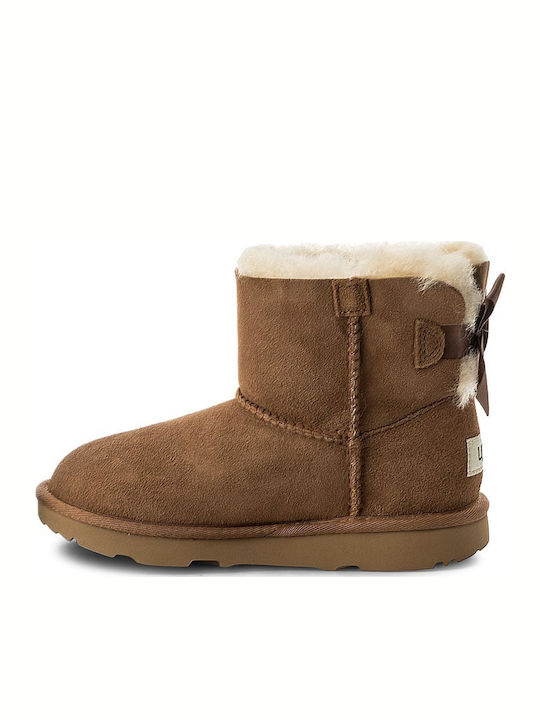 Bailey Suede Kids Boots Brown