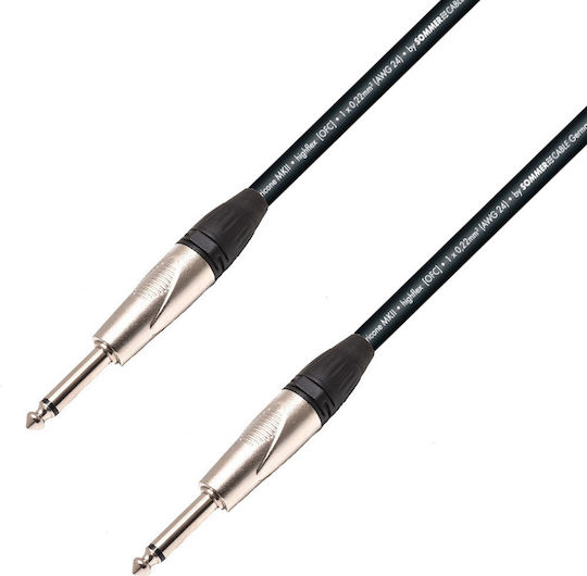 Prostage Cable 6.3mm male - 6.3mm male 0.6m (BTM-006)