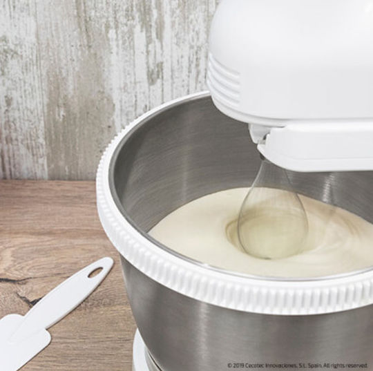 Cecotec PowerTwist 500 Steel Mixer with Inox Container 3.5lt 500W White