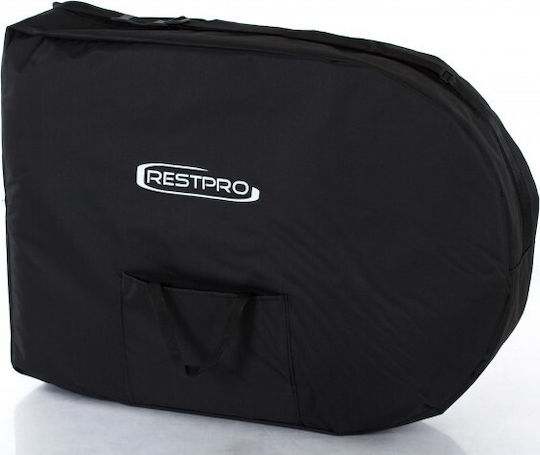 Rest Pro VIP Oval 3 Κρεβάτι Μασάζ και Φυσικοθεραπείας Φορητό/Πτυσσόμενο Μαύρο από Ξύλο 192x70εκ.