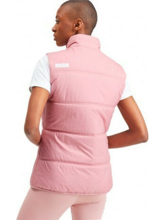 Puma Essentials Women's Short Puffer Jacket for Winter Pink