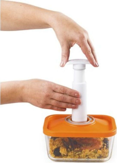 Status General Use Box with Airtight Lid Plastic Red 500ml