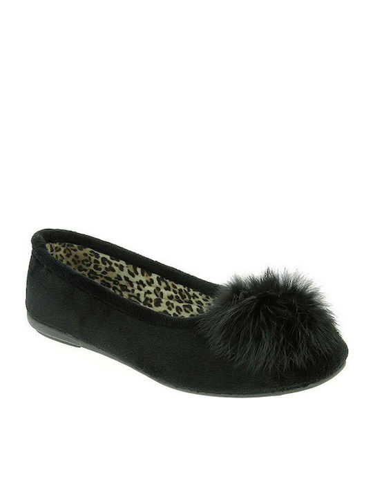 Parex Closed Women's Slippers in Black color