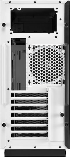 Sharkoon Pure Steel RGB Gaming Midi Tower Κουτί Υπολογιστή με Πλαϊνό Παράθυρο Λευκό