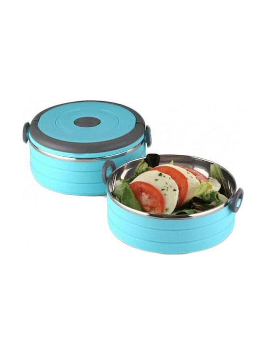 Lunch Box Thermo Plastic Μπλε 600ml 1pcs