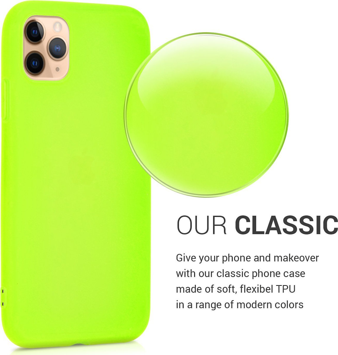 KWmobile Back Cover Neon Yellow (iPhone 11 Pro Max) Skroutz.gr