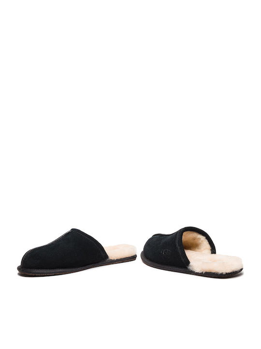 UGG Scuff Зимни мъжки чехли Черен
