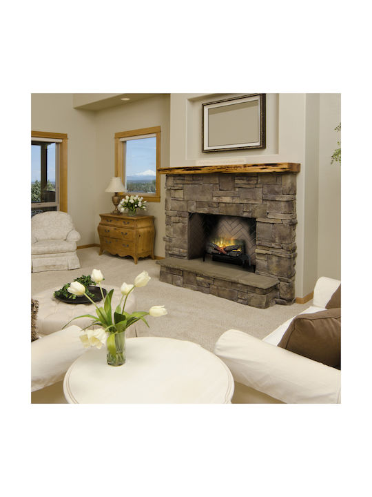 Dimplex Revillution RLG20" Floor Electric Fireplace 1500W 60x34cm Black