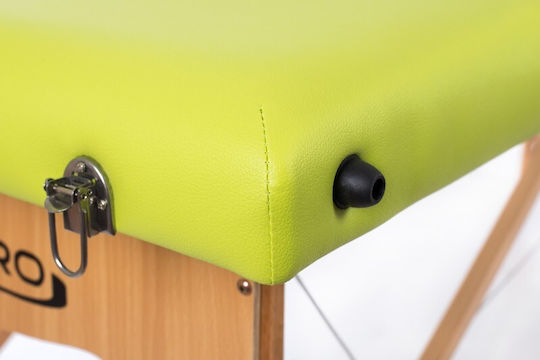 Rest Pro Classic 2 Wooden Portable/Folding Green Massage and Physiotherapy Bed 192x70cm