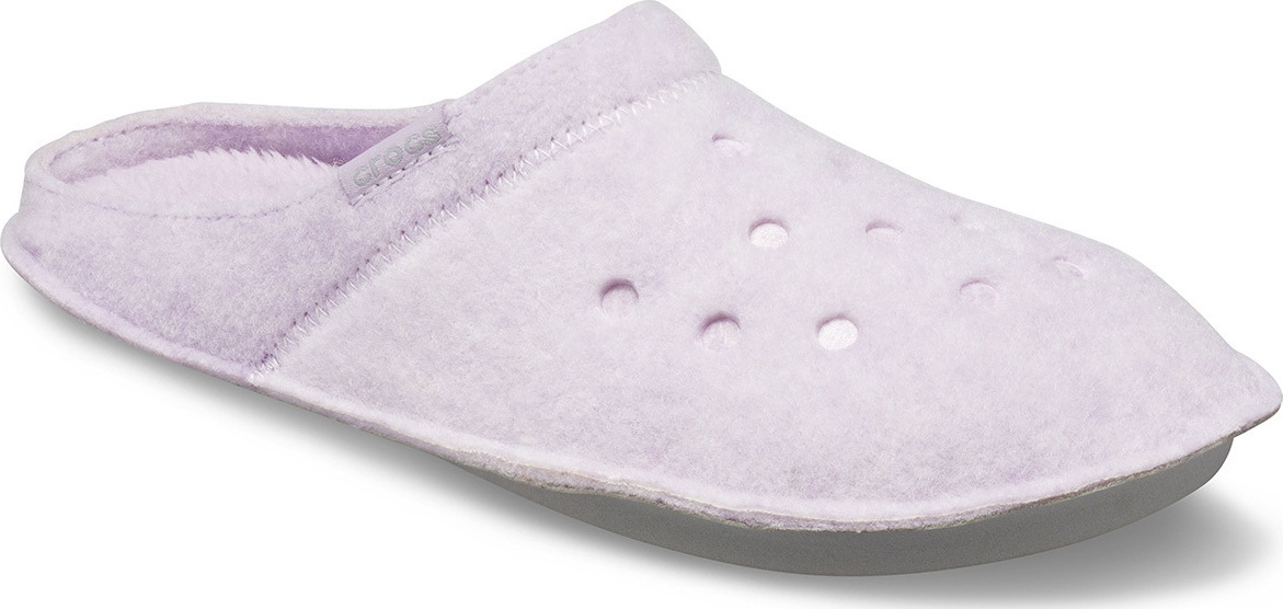 fleece lined crocs lavender