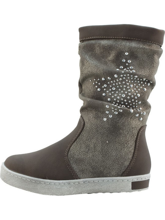 IQ Shoes Pandora Kids Boots with Zipper Gray