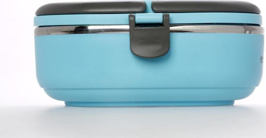 Ecolife Double Wall Lunchbox Isolierte Lunchbox Inox Blue 800ml 1Stück