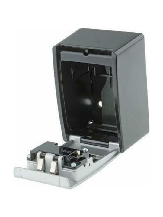 Abus KeyGarage 787 Big Wall-mounted Combination Key Holder Metallic with Combination Dial 50 Hooks 8.4x12x12cm