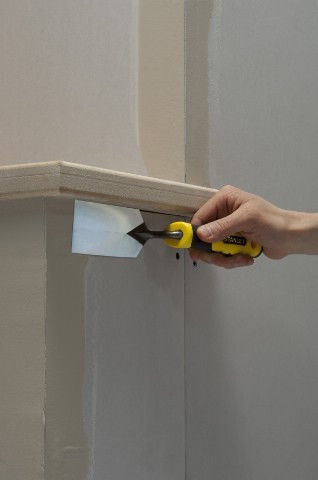 Stanley Σπάτουλα Γυψοσανίδας Μεταλλική 108x82mm με Πλαστική Λαβή STHT0-05897