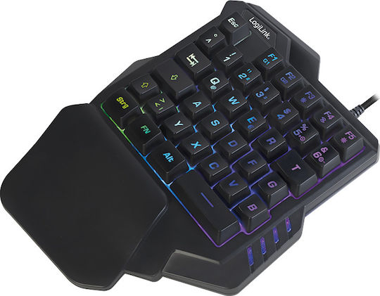 LogiLink ID0181 Gaming KeyPad με RGB φωτισμό (Αγγλικό US)