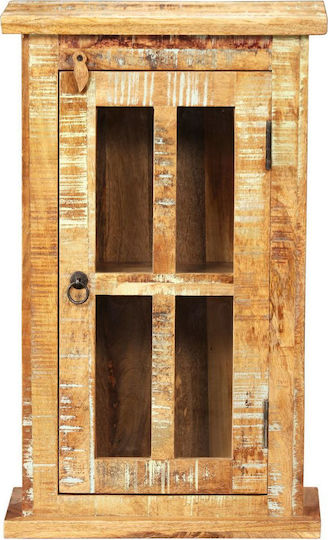 vidaXL Bathroom Cabinet L44xW21xH72cm Natural