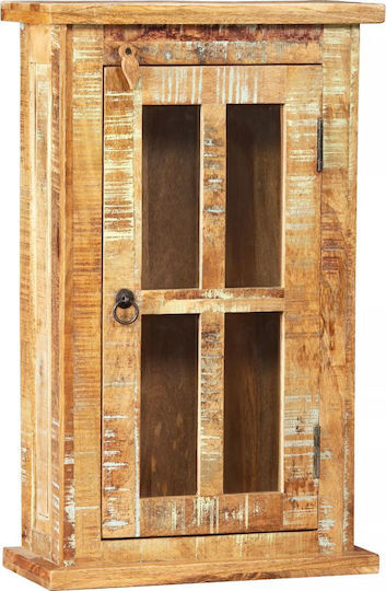vidaXL Bathroom Cabinet L44xW21xH72cm Natural