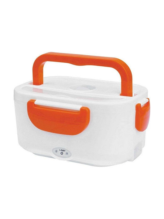 Plastic Electric Lunch Box Lamp Orange 650ml